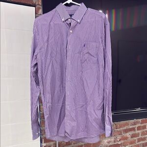 johnnie-O Purple Gingham Men's Shirt